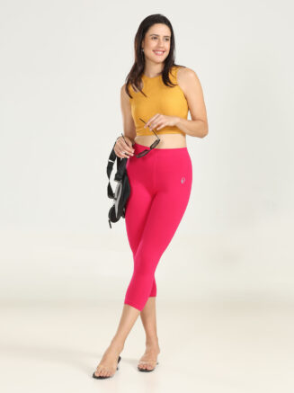 Women’s Capri Leggings Pink