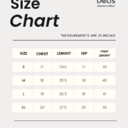 Size Chart Pant